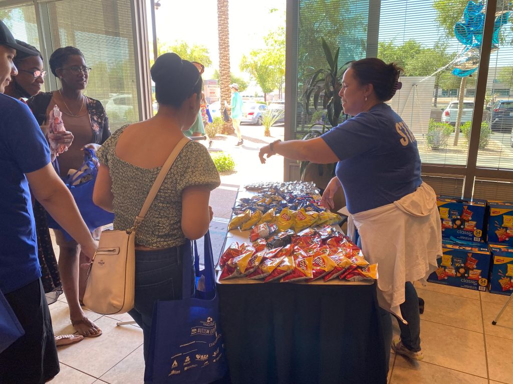 Snacks given at the 7th Annual Autism Expo.